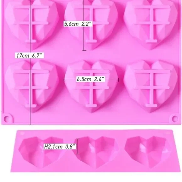 🤍3 sets of Heart Molds - Picture 4 of 4